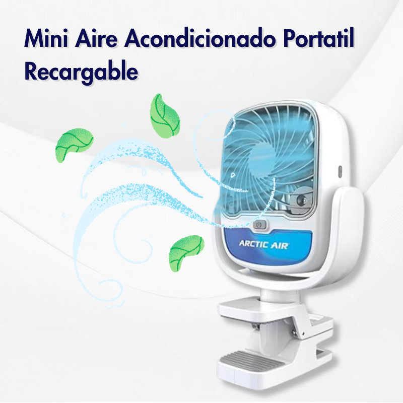 Mini Aire Acondicionado Portatil Recargable 🍃🍃