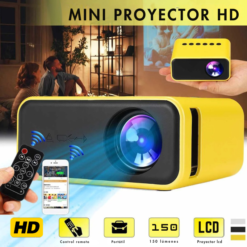 🌟📽️ Mini Proyector LED Portátil Hogar YG-30