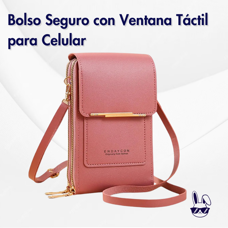 Nuevo Bolso Seguro con Ventana Táctil para Celular