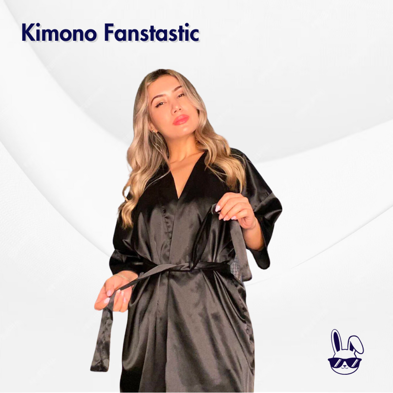 ✨🌸Kimono Fanstastic - Pijama Levantadora Satin