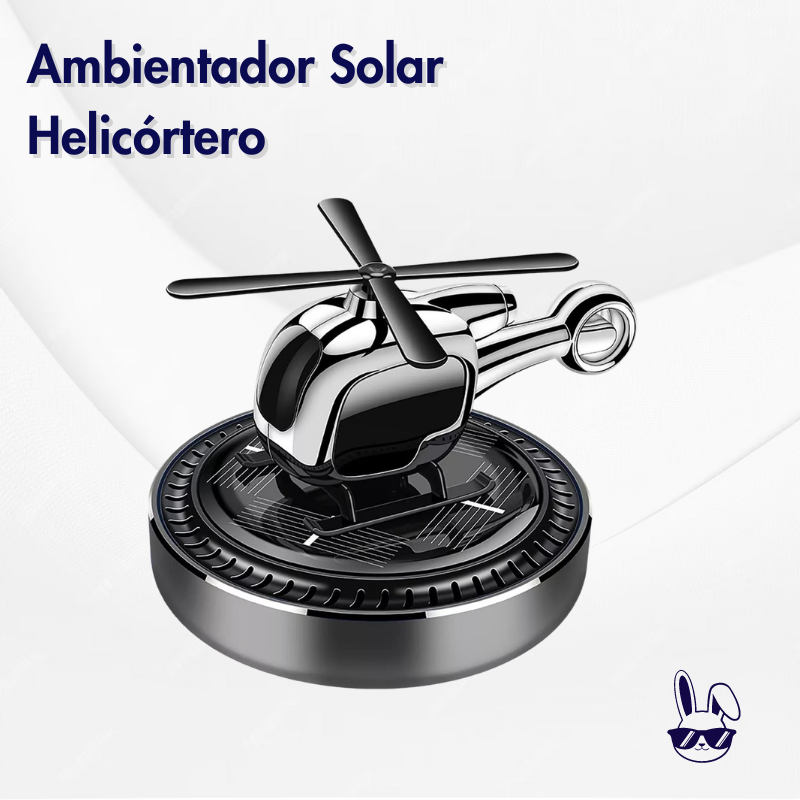 30% OFF🚨 Nuevo Ambientador Solar Helicóptero🚁