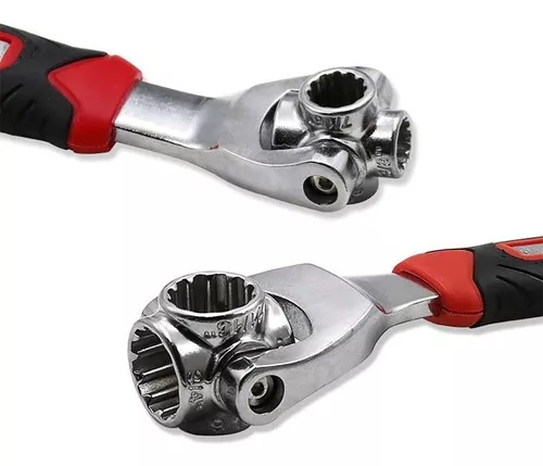 Llave Hexagonal 48 en 1 Multiusos Giratoria Universal 360, imprescindible para cualquier tarea de reparación